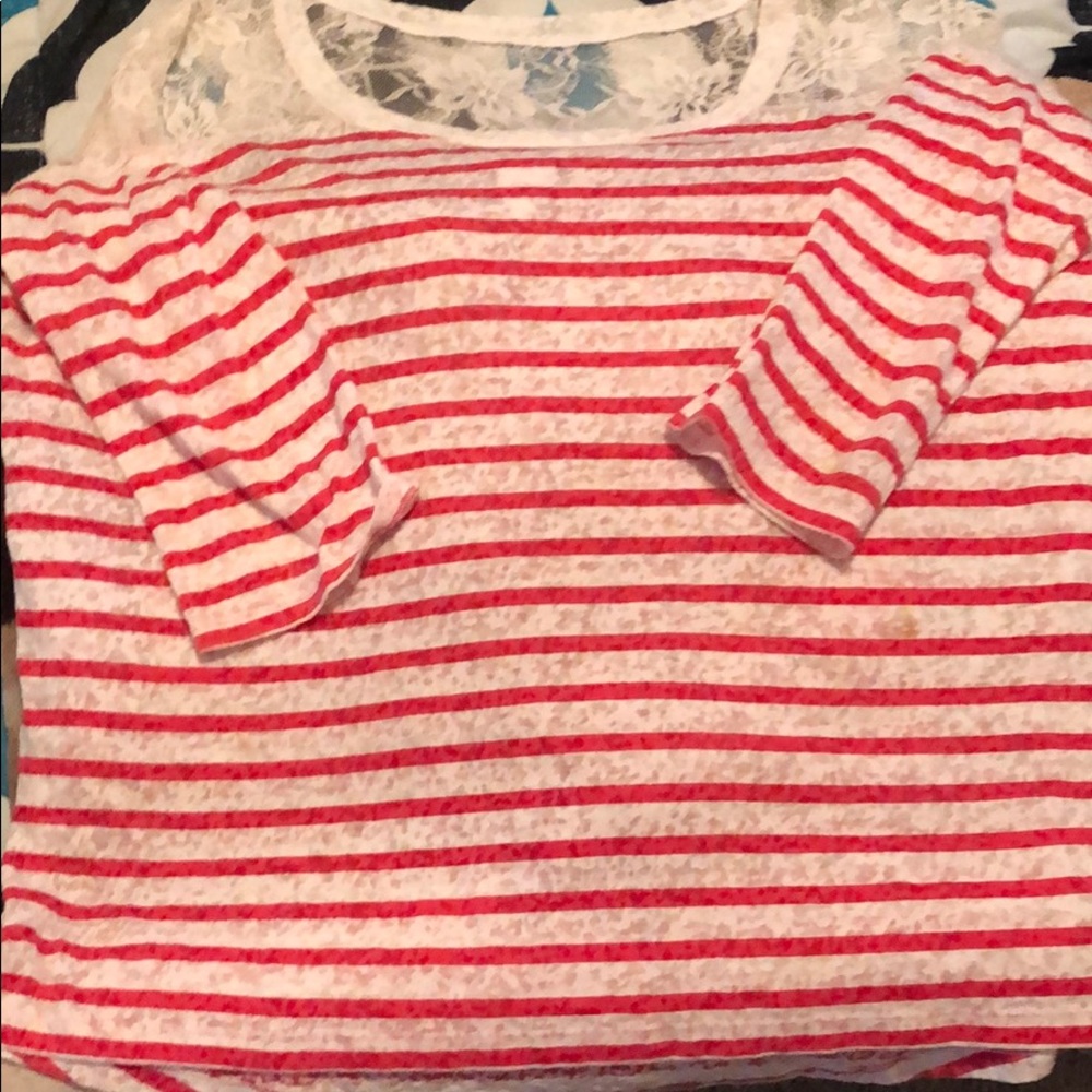 Express striped top